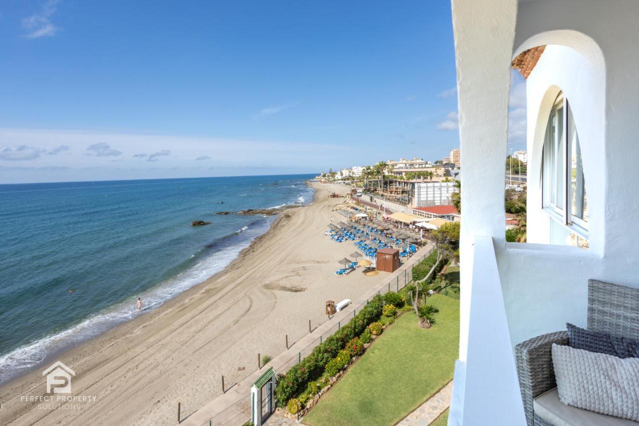 Apartment Aguamarina On The Beach Front 马拉加 外观 照片